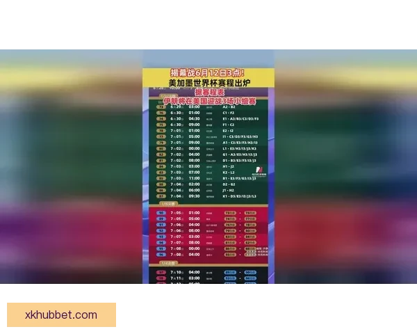 美加墨世界杯赛程解析及各队备战情况全览